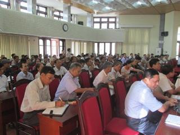 Đào tạo cán bộ hòa giải cơ sở tại thị xã Sơn Tây khóa 11